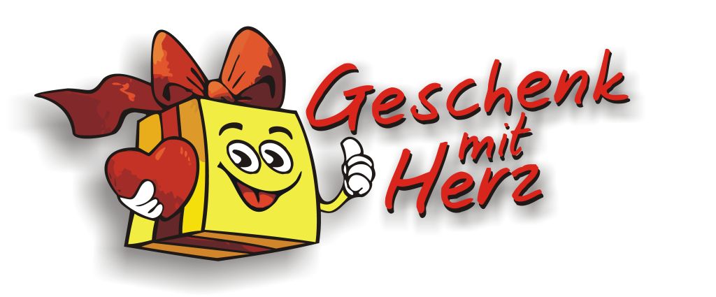 Logo Geschenk mit Herz